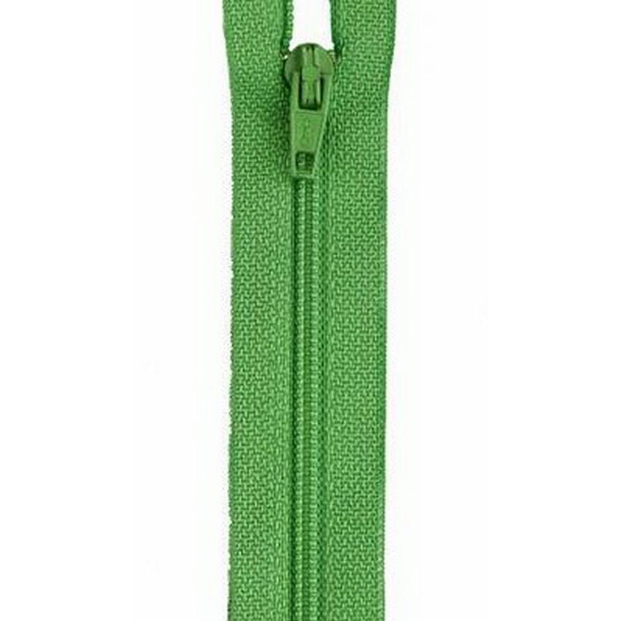 Coats & Clark Polyester Zipper 14" Bright Green  (Box of 3)