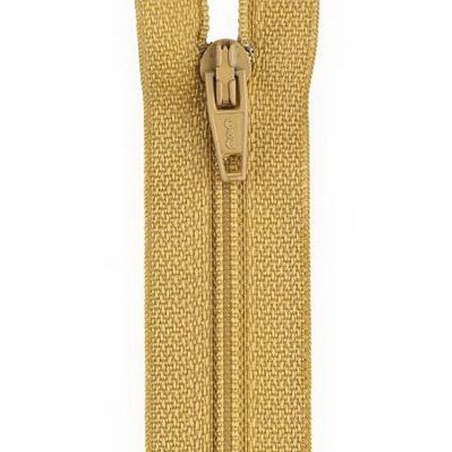 Coats & Clark Polyester Zipper 14" Temple Gold  (Box of 3)
