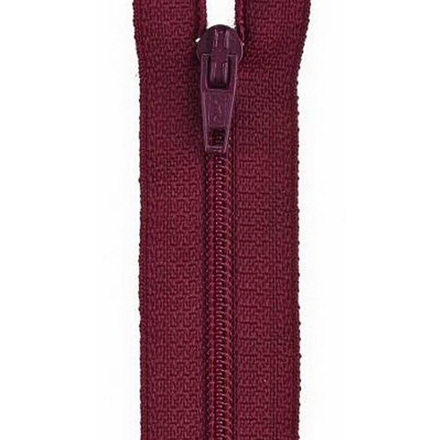 Polyester Zipper 18in  Barberry Red BOX03