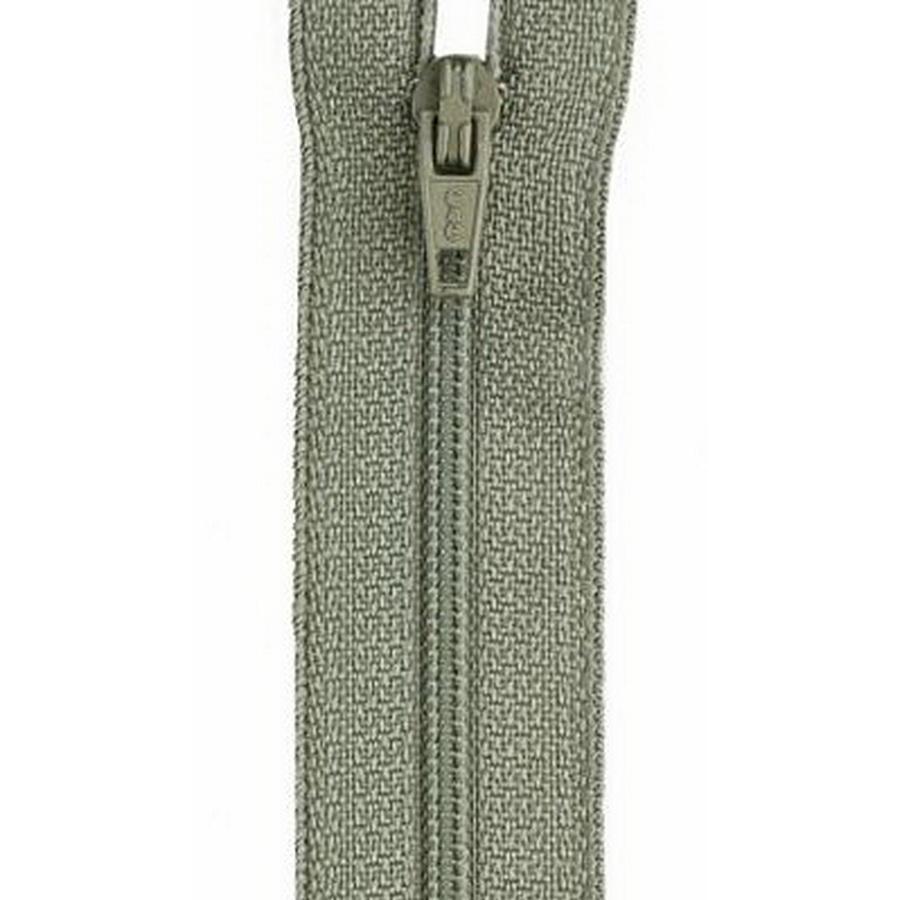 Coats & Clark Polyester Zipper 22" Green Linen  (Box of 3)