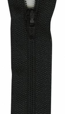 Polyester Zipper 4" Black (Box of 3)