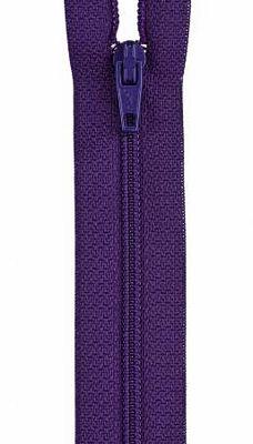 Polyester Zipper 7" Purple (Box of 3)