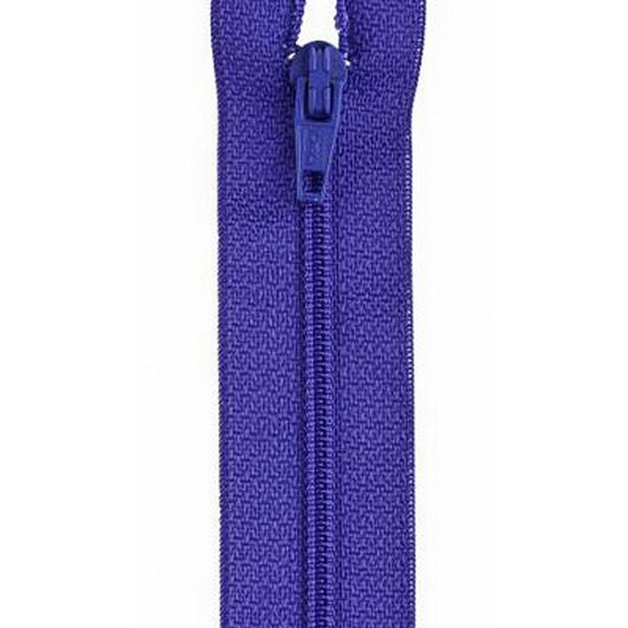Polyester Zipper 9in, Light Purple BOX03