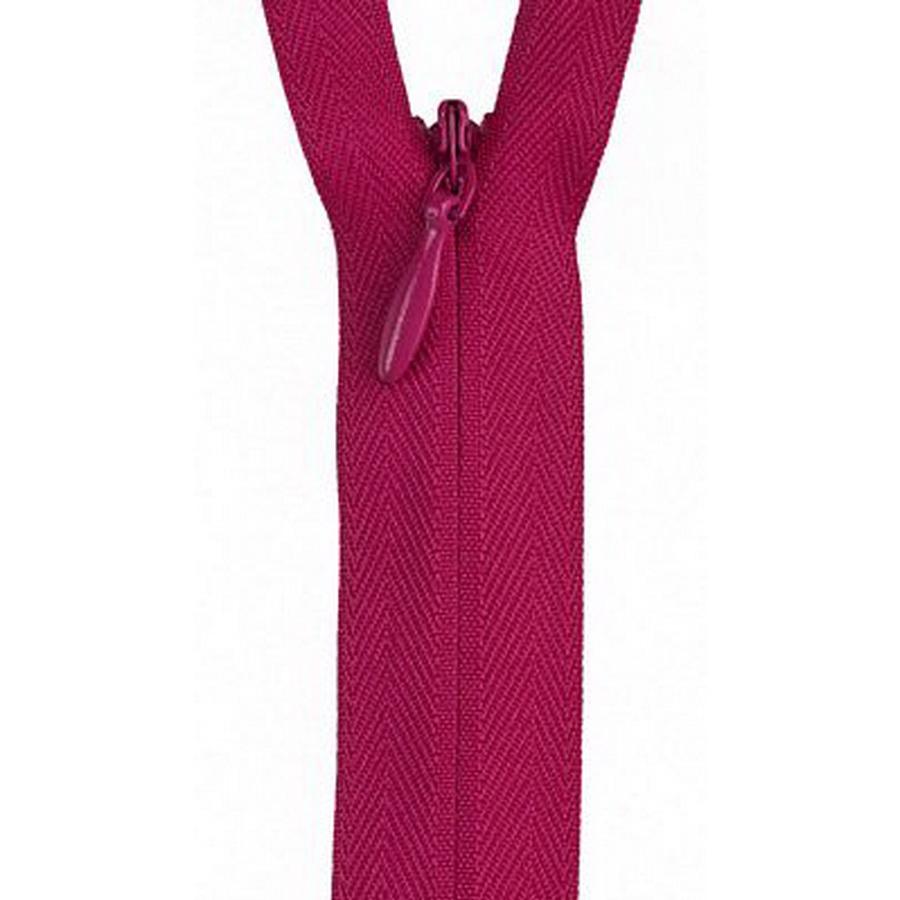 Polyester Invisible Zipper 20-22in, Red Rose