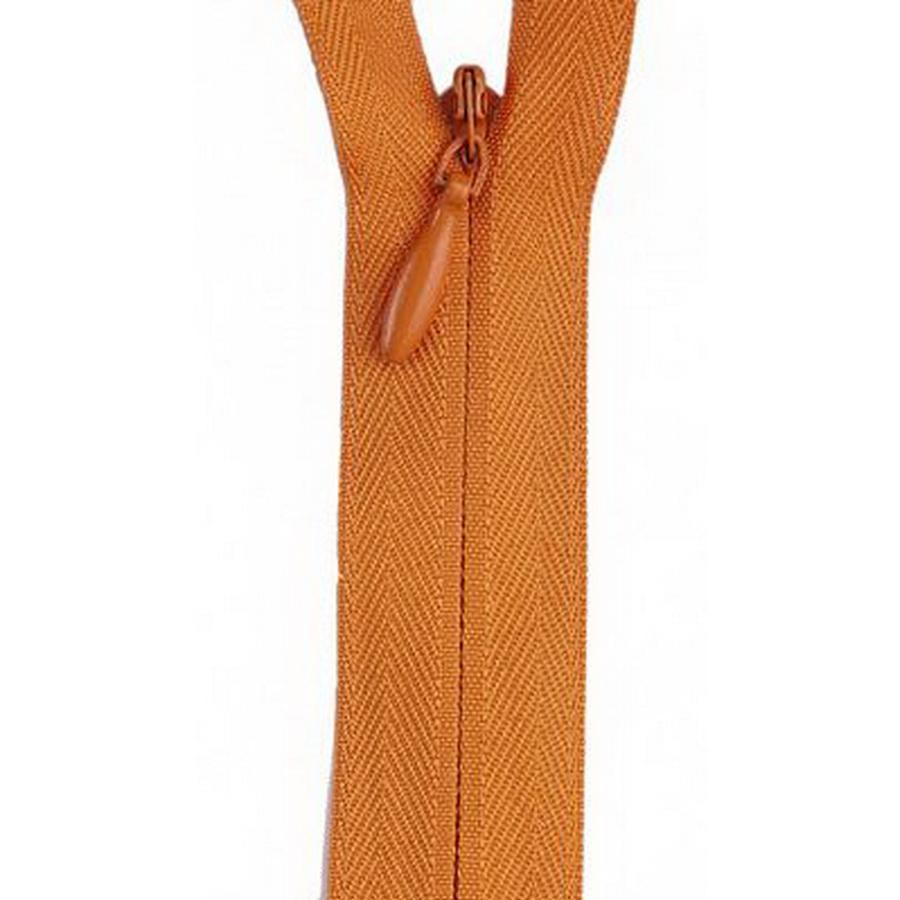 Polyester Invisible Zipper 20-22in, Tangerine