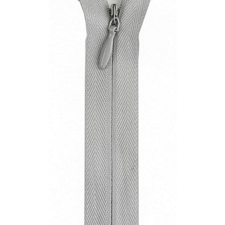 Polyester Invisible Zipper 20-22in, Dark Silver