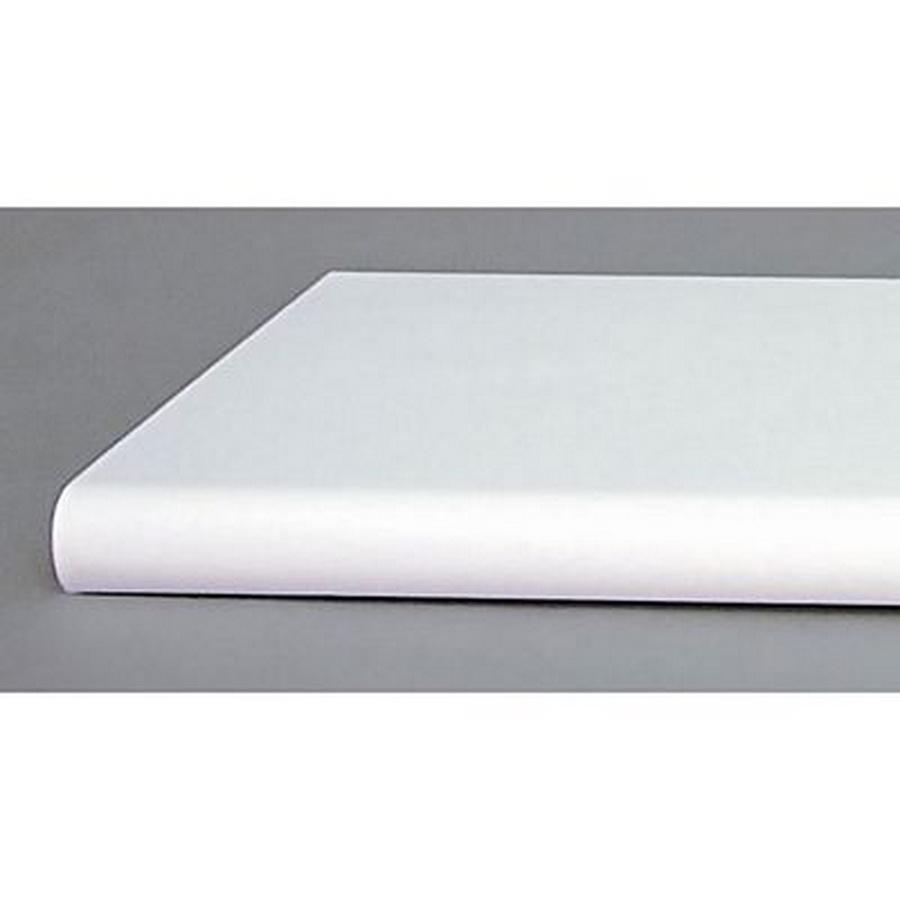 White 12inx24in Plastic Shelf