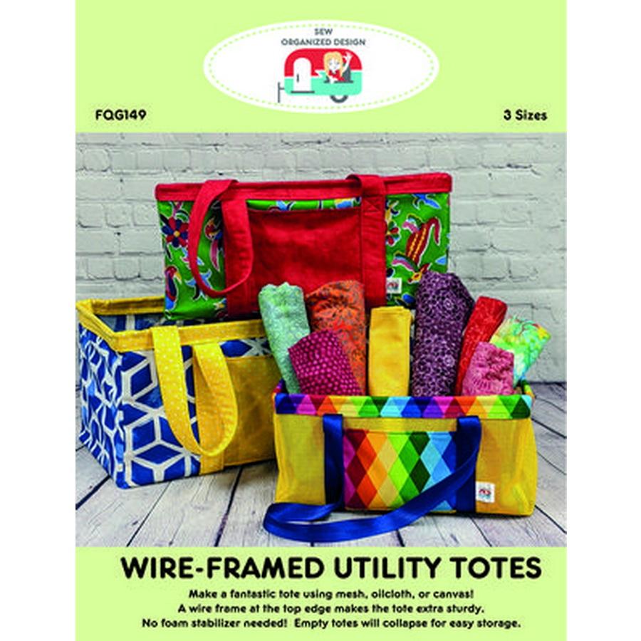 Wire-Framed Utility Totes