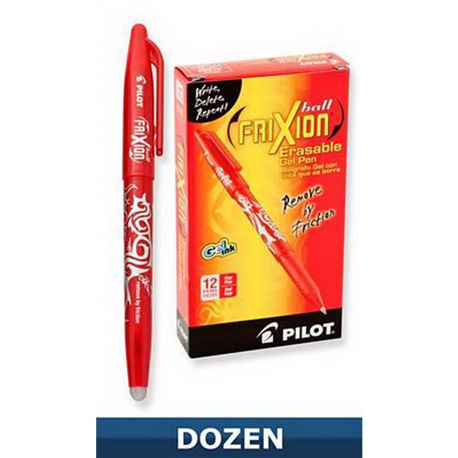 Frixion Gel Pen Red 12ct BOX12