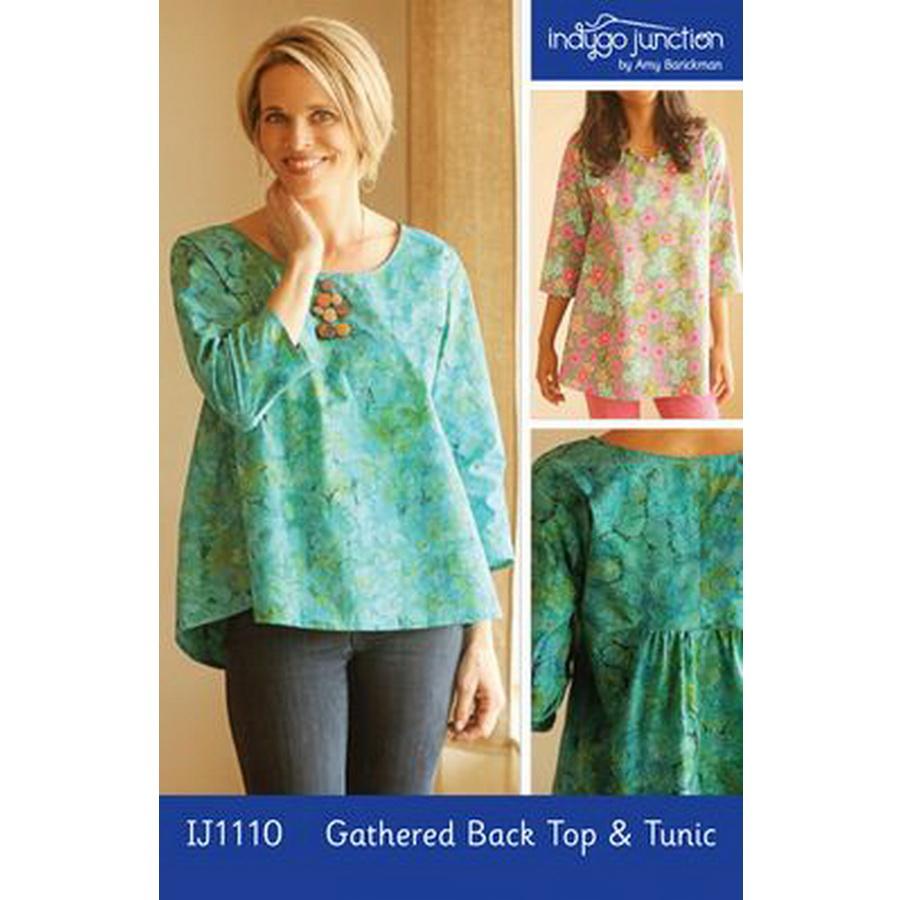 Gathered Back Top and Tunic pattern