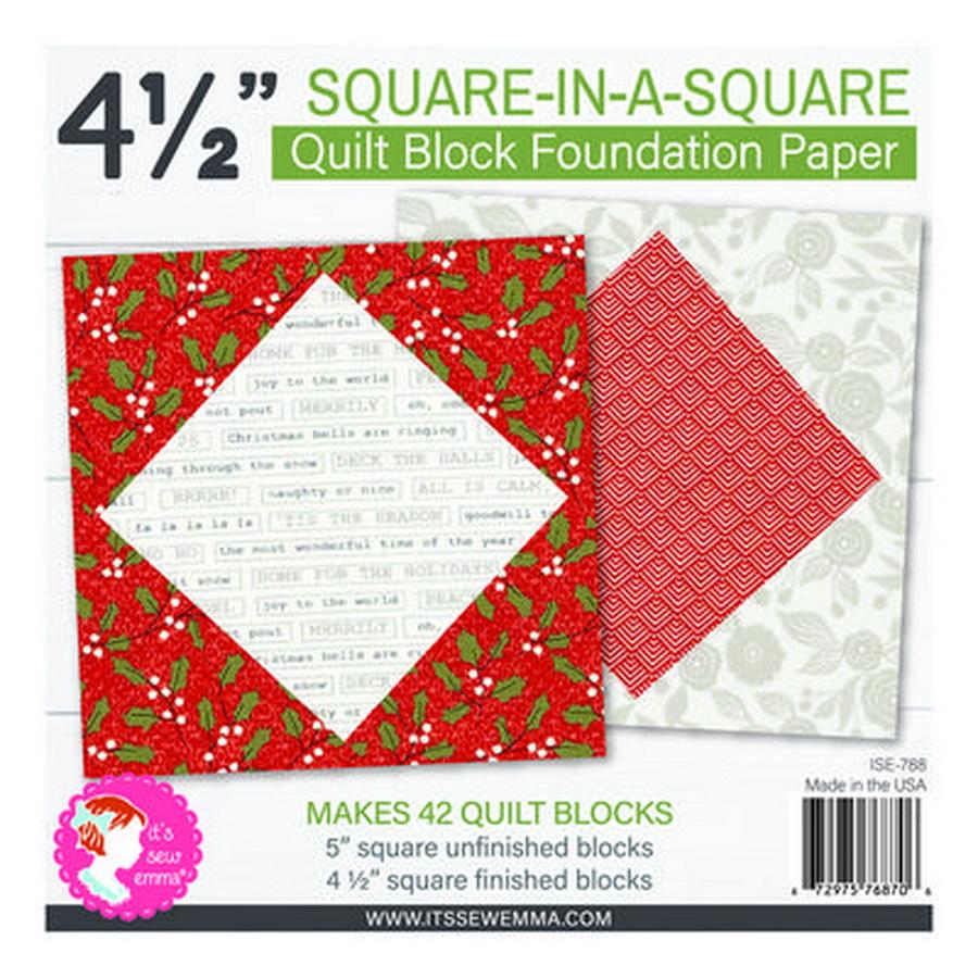 4.5 in Square in a Square Foundation Paper