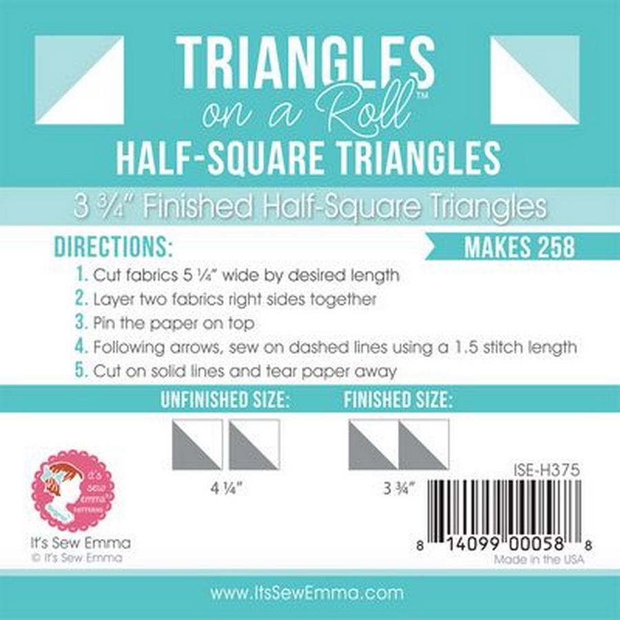TrianglesOnaRoll3.75fSq50ft