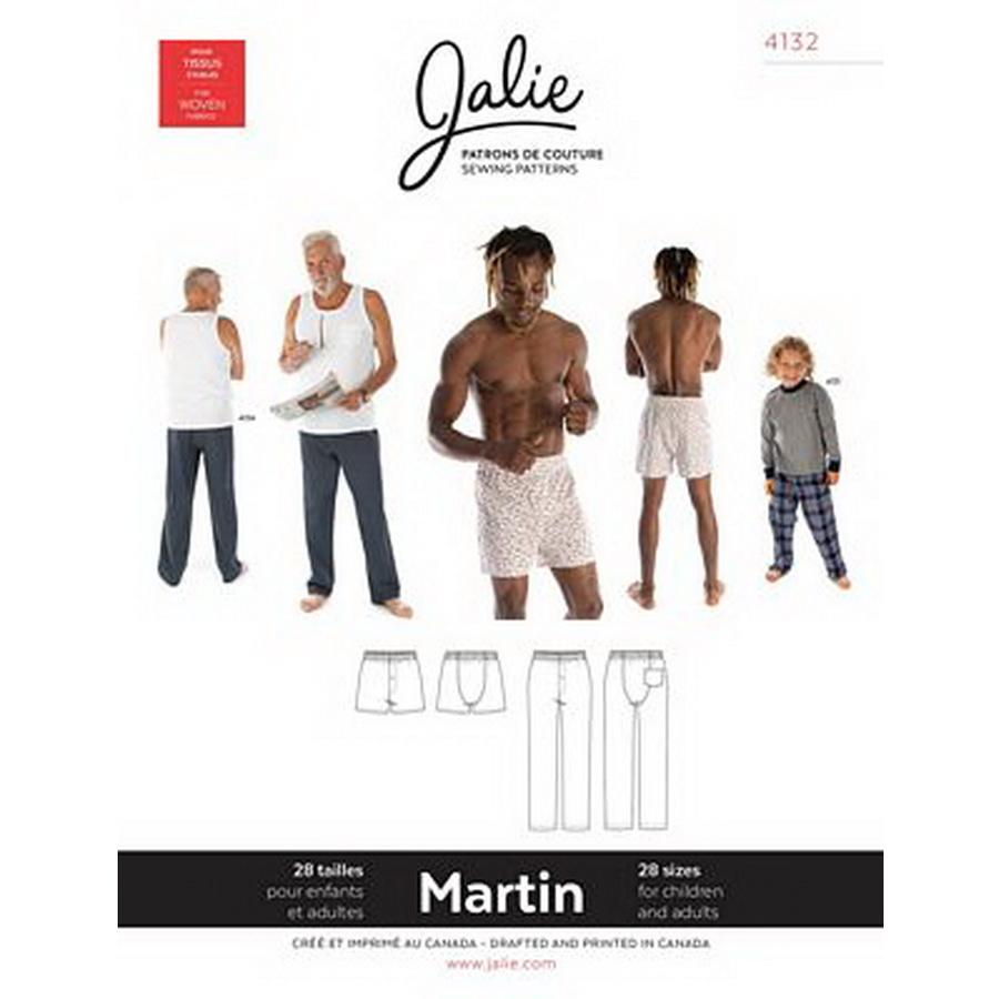 Martin Lounge Pants and Boxer Shorts Pattern