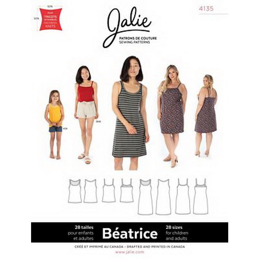 Beatrice Tank tops and dresses Pattern