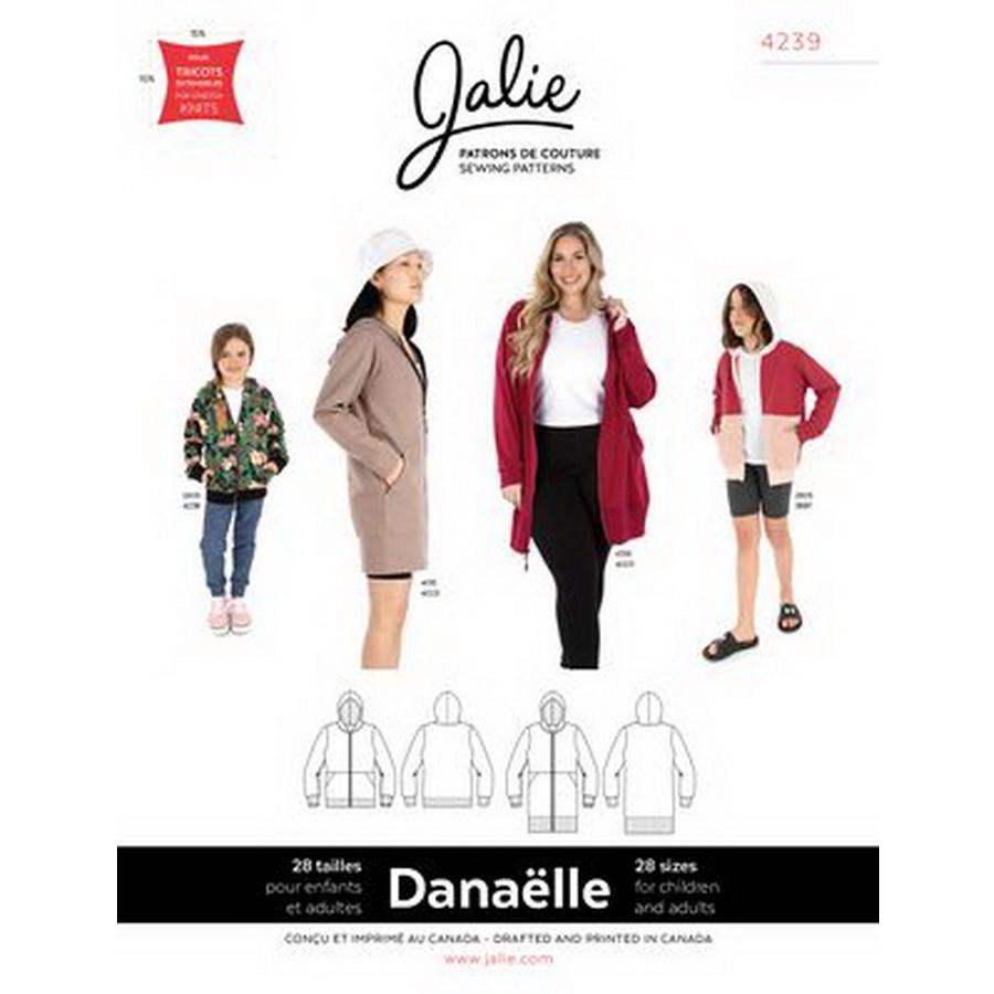 Danaelle Zip-Front Hoodie Pattern
