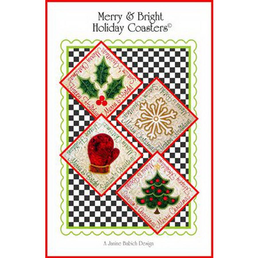 Merry & Bright ITH Coasters