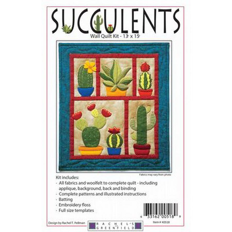 Succulents Wall Quilt Kit