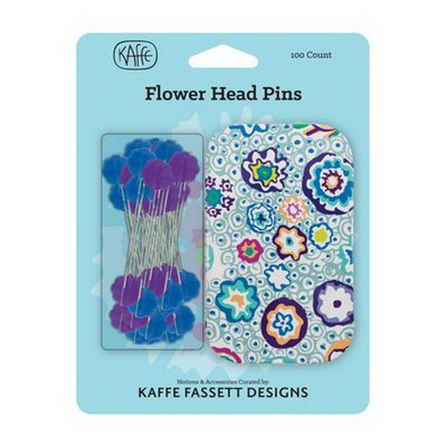 Kaffe Fassett Flower head pins (100pc)