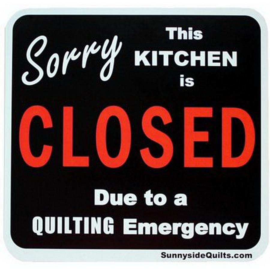 Sorry Kitchen Closed Sign