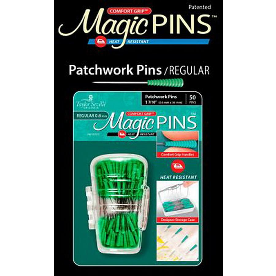 Magic Pins Patchwork Reg 50pc
