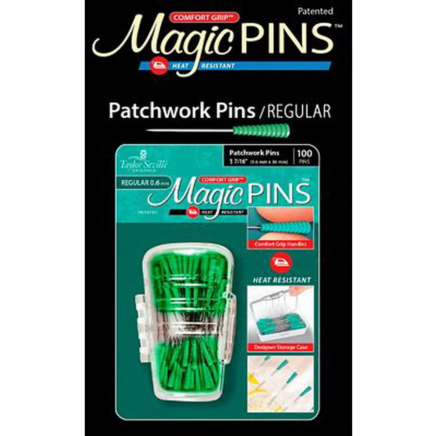 Magic Pins Patchwork Reg 100pc