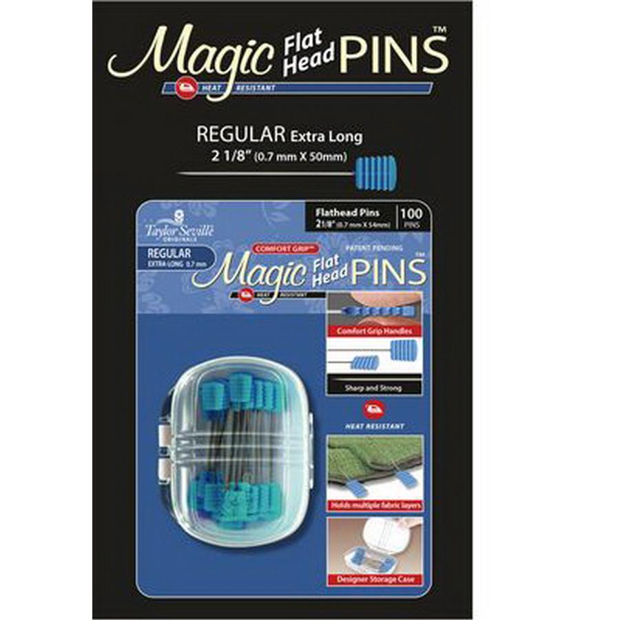 Magic Pins Flat Head Reg 100 pc