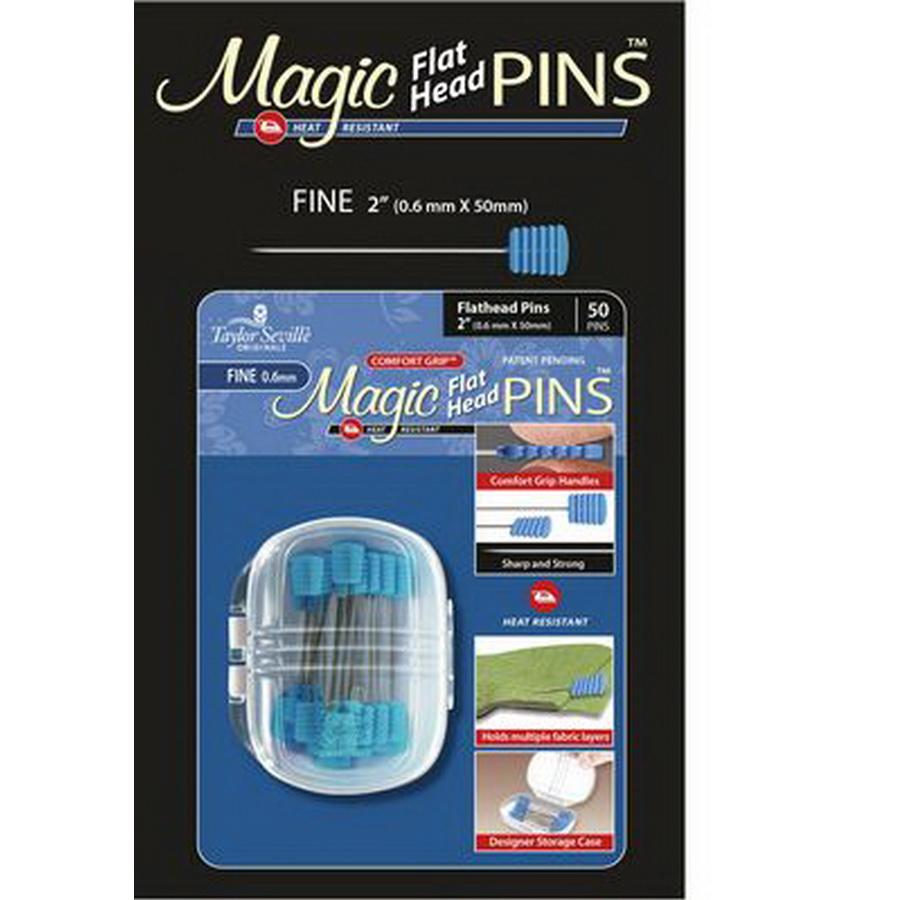 Magic Pins Flat Head Fine 50 pc