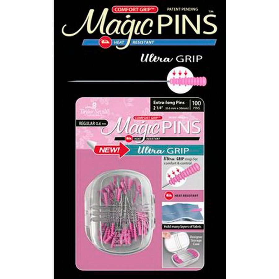 Magic Pins Ultra Grip Extra Long Reg 100 pc
