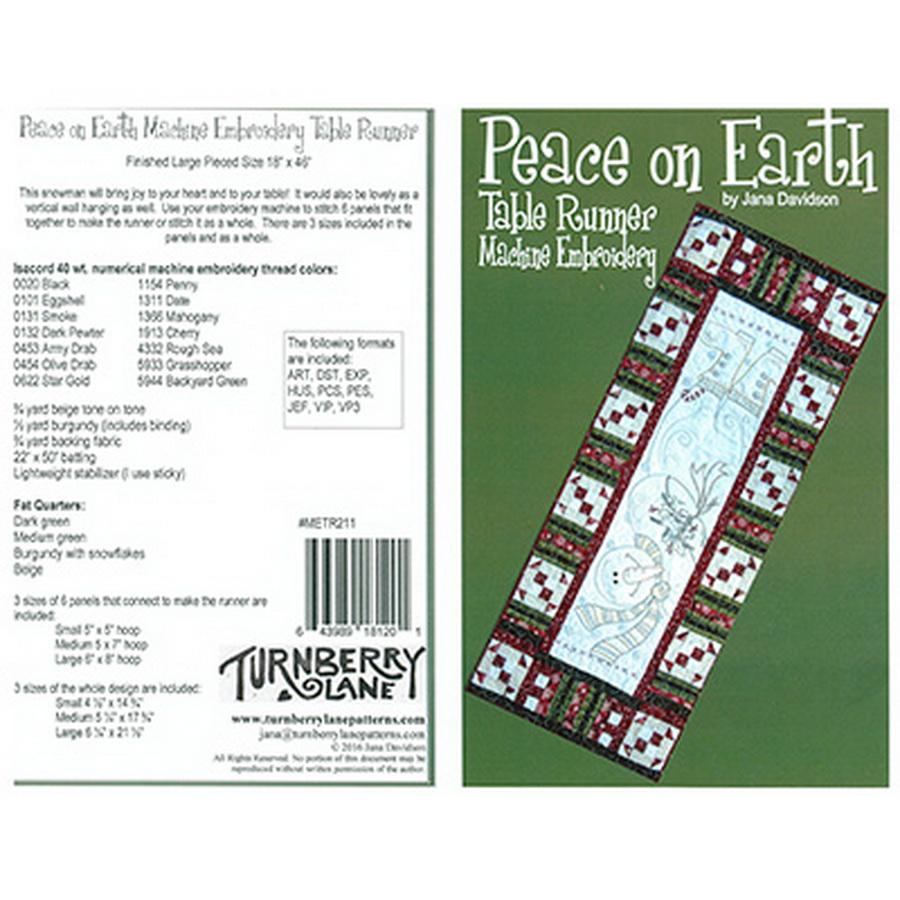 Peace on Earth Table Runner ME