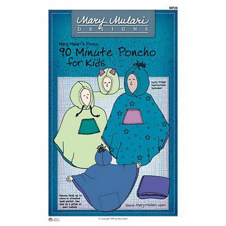 90 Minute Poncho for Kids Pattern
