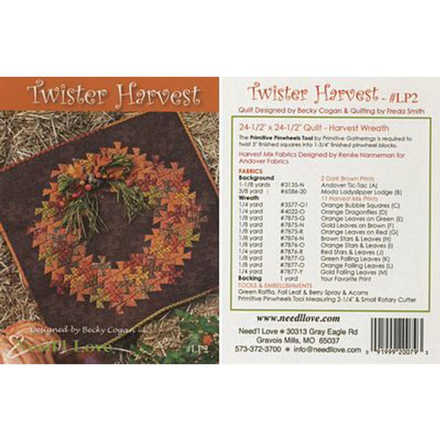 Twister Harvest Wreath Pattern