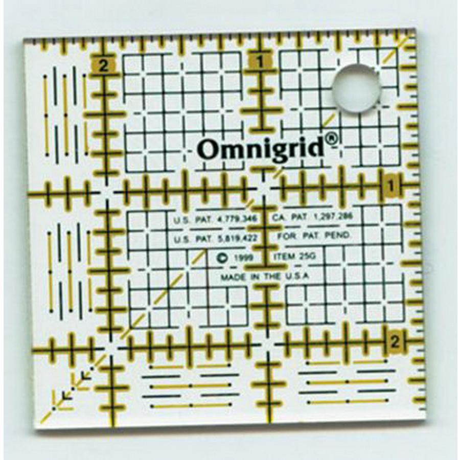 Omnigrid Square Ruler 2.5 in
