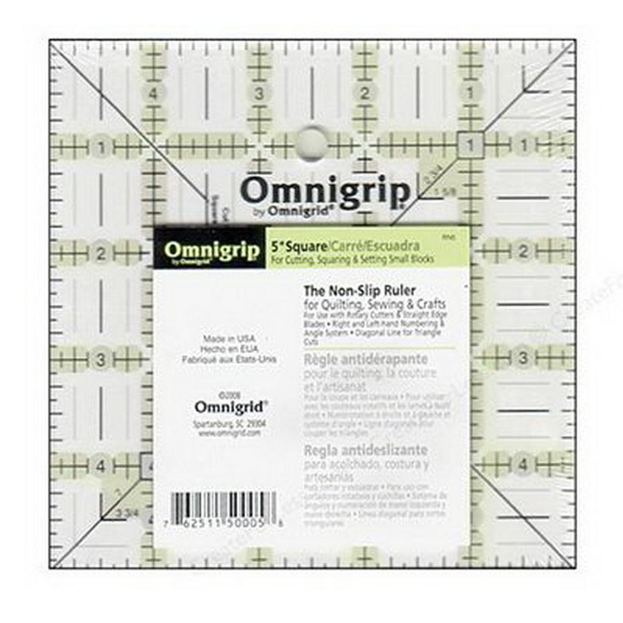 Omnigrip Square Ruler 5 in