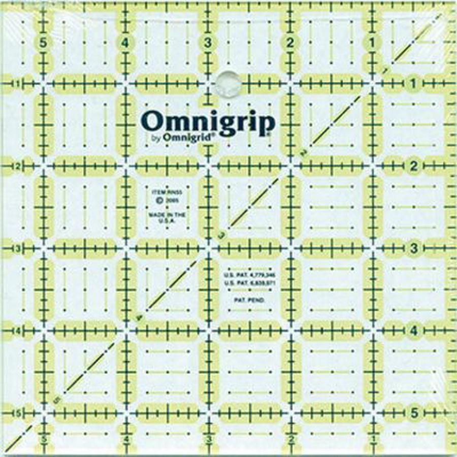 Omnigrip Square Ruler 5.5 in