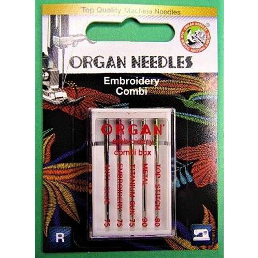 Needle Organ Embroid Combi Card/5