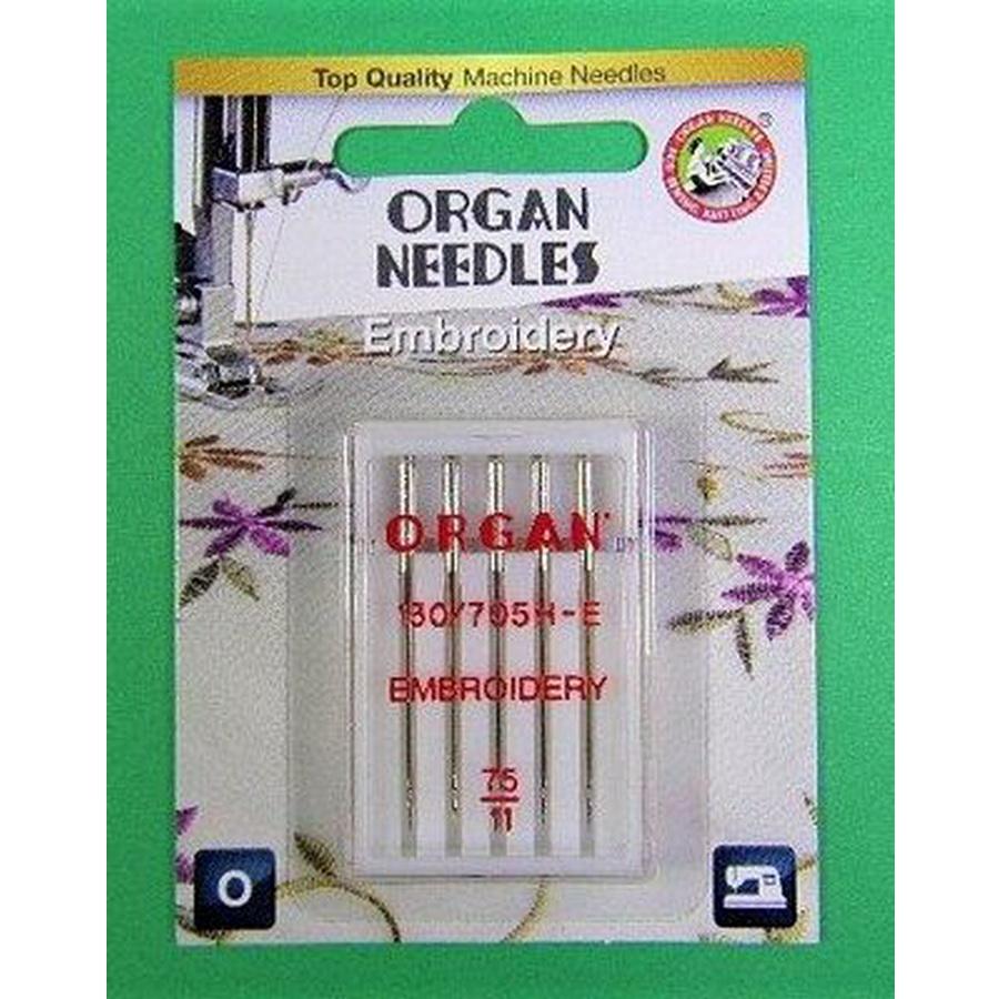 Ndl Organ Embroidery 75 Card/5