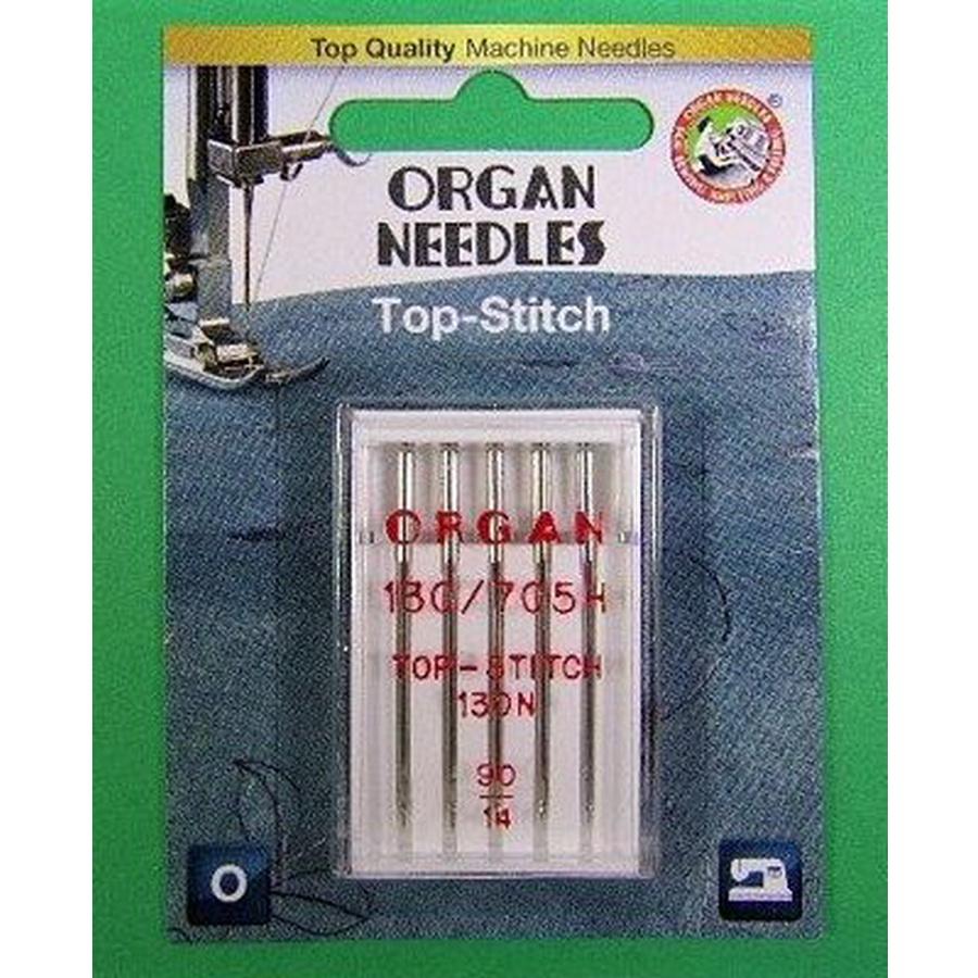 Ndl Organ Top Stitch 90 Card/5