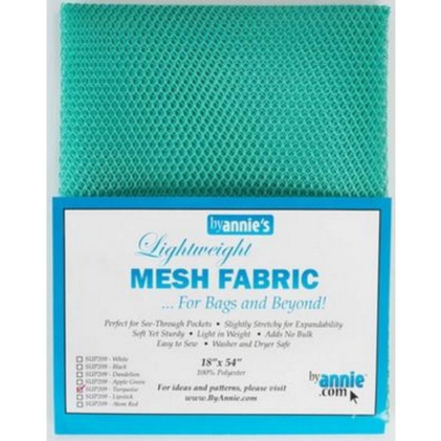Lightweight Mesh Fabric 18inx54in Turquoise