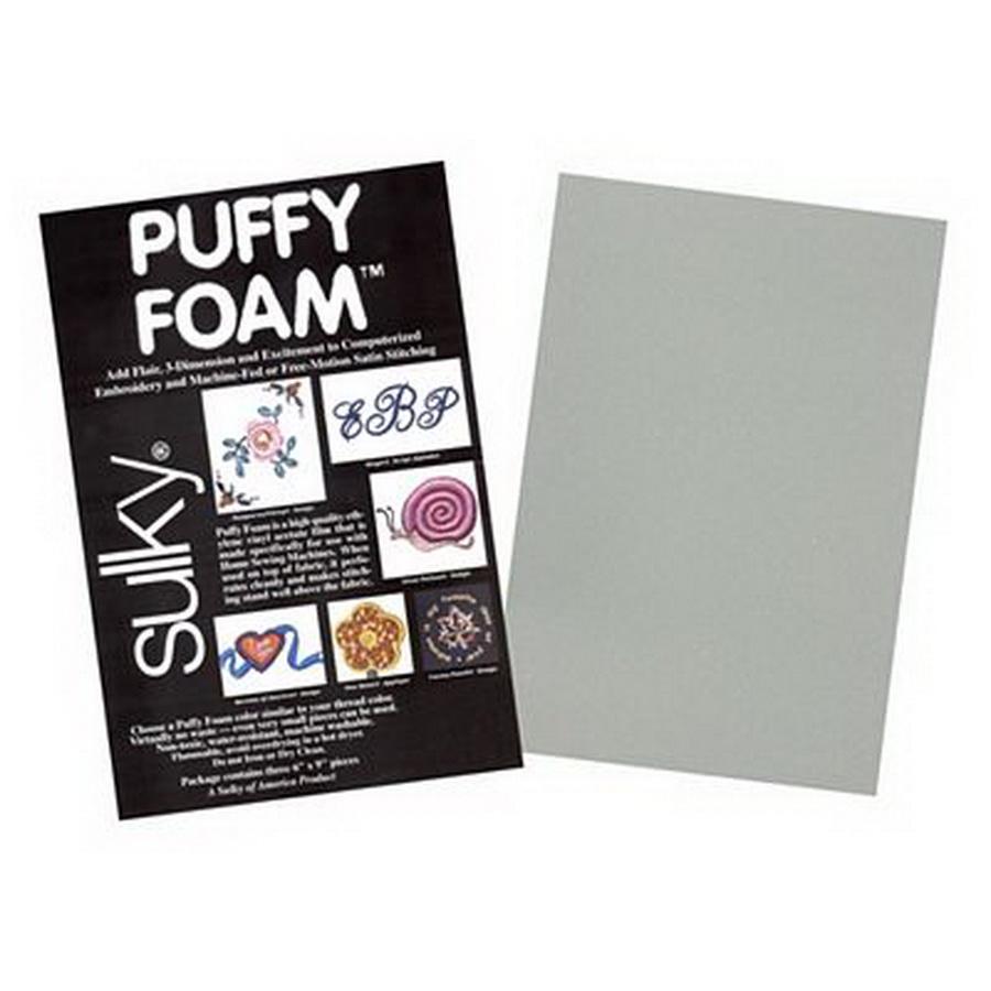 Sulky Puffy Foam 2mm Gray, 3 pack