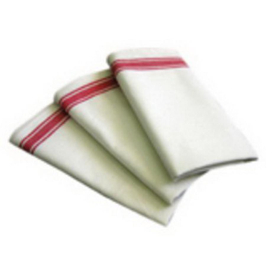 Colonial Patterns Inc. Red Vintage Stripe Towels