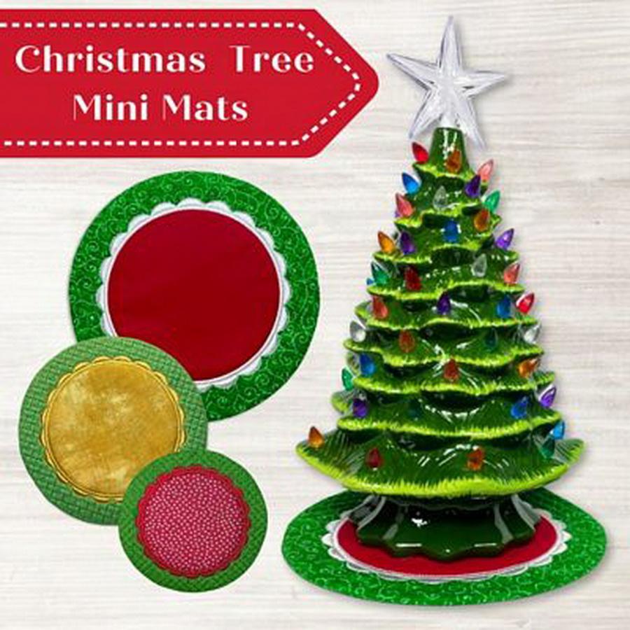 Christmas Tree Mini Mats ITH ME