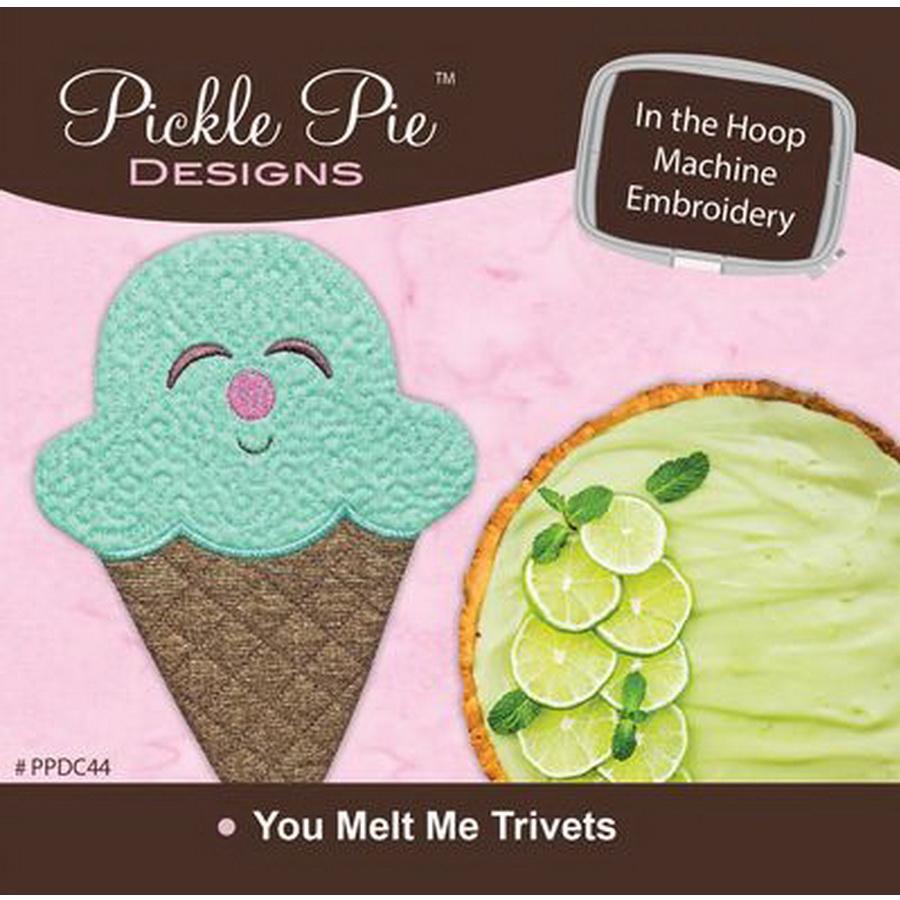 You Melt Me Trivets ITH Embroidery CD