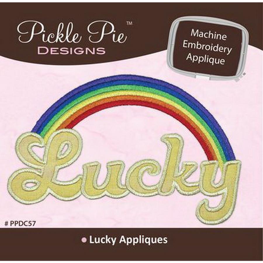 Lucky Applique Machine Embroidery Design CD