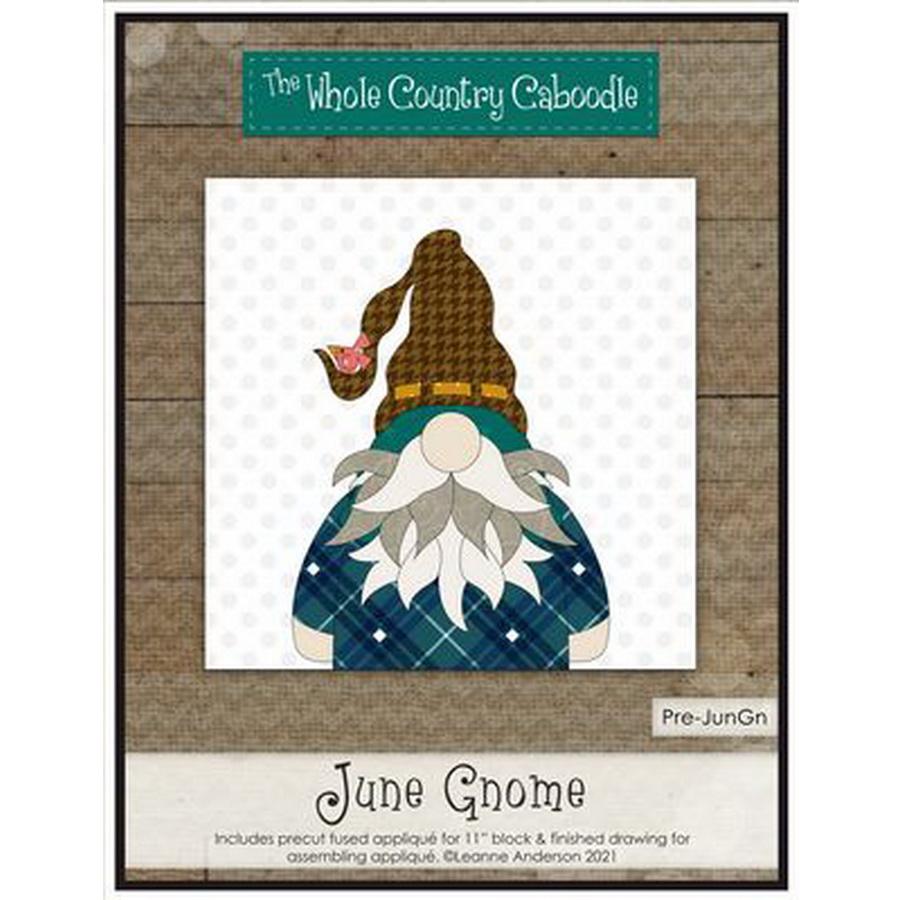 June Gnome Precut Fused Applique