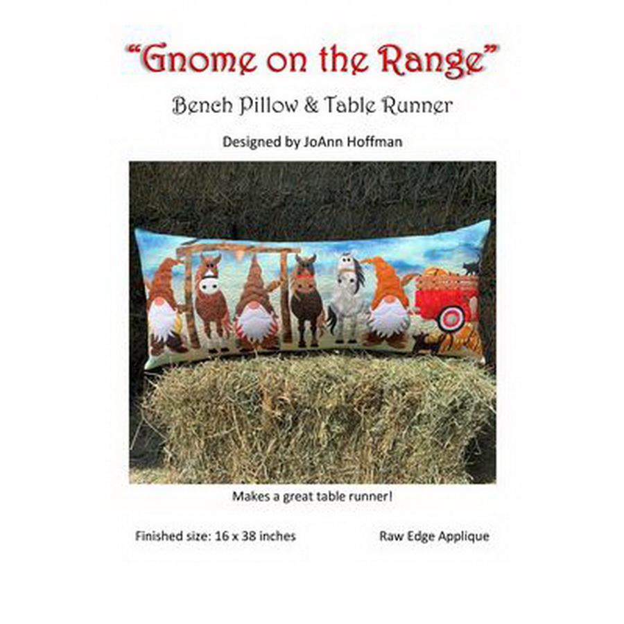Gnome on the Range bench pillow Table runner Patte