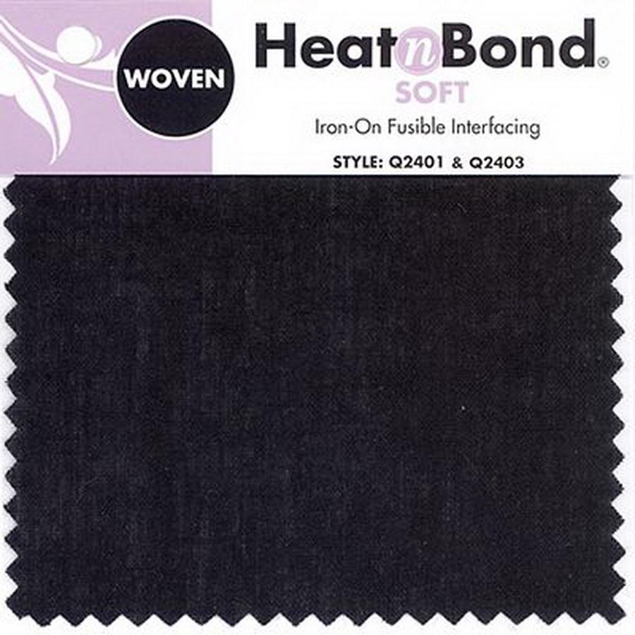 HeatnBond Woven Black 22inx25yd