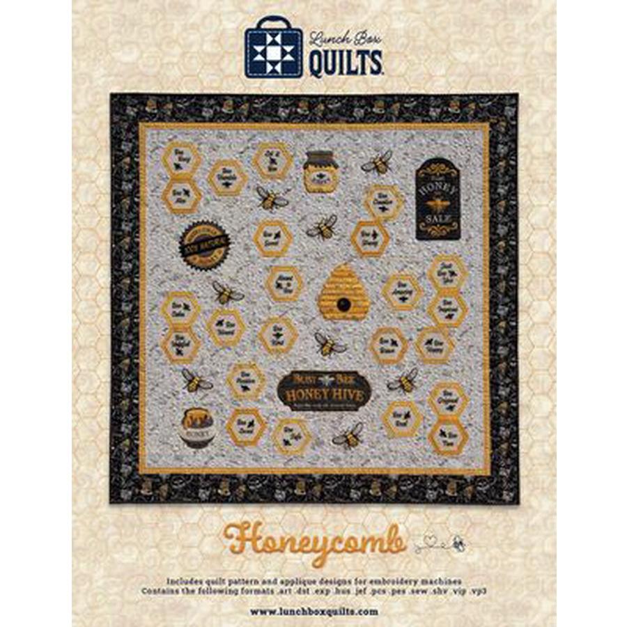 Honeycomb Applique ME Quilt Pattern Code and CD