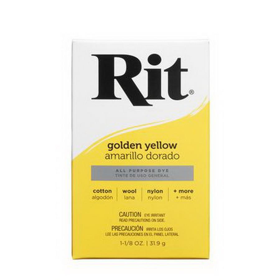 Rit Dye Powder golden Yellow BOX06