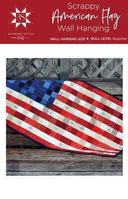 Scrappy American Flag Quilt