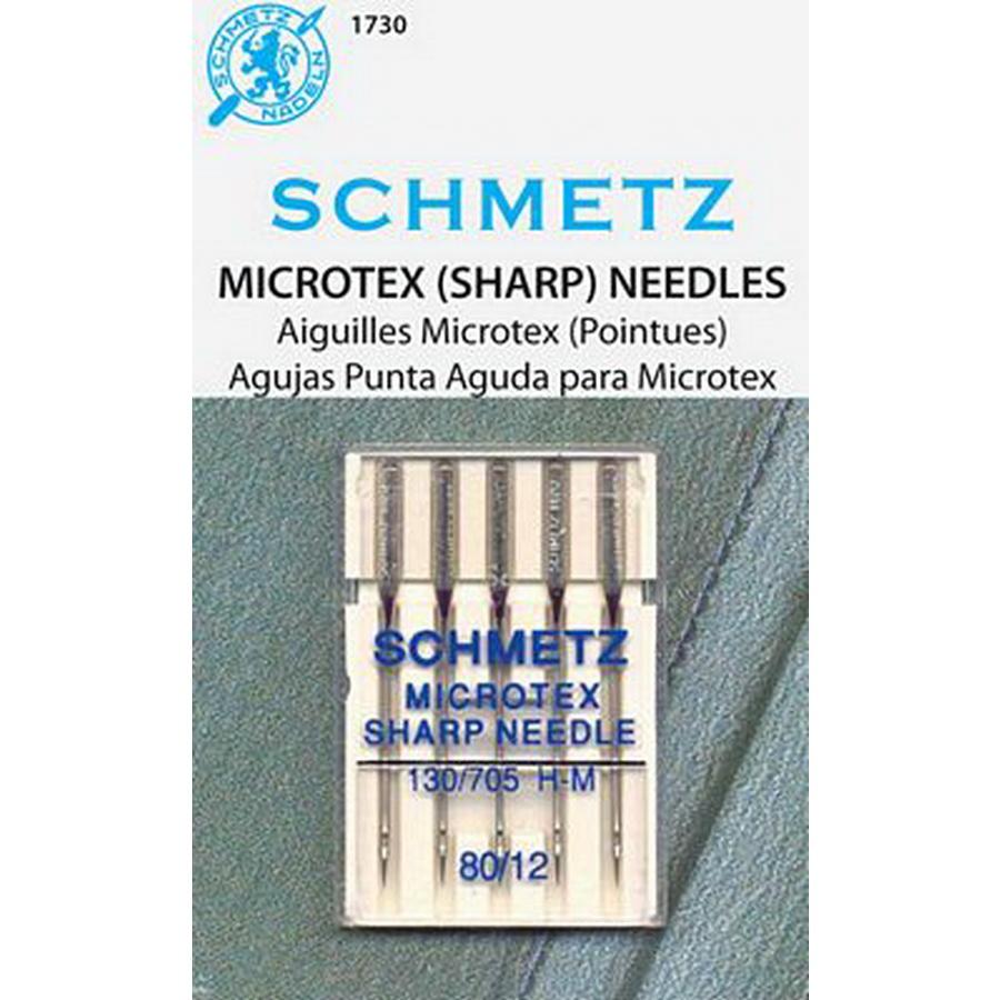 Schmetz Microtex 5 Pack sz12/80